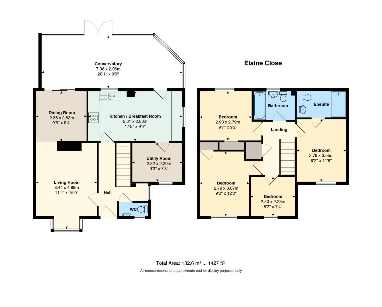 Floorplan for Elaine Close, Thornhill, Cardiff